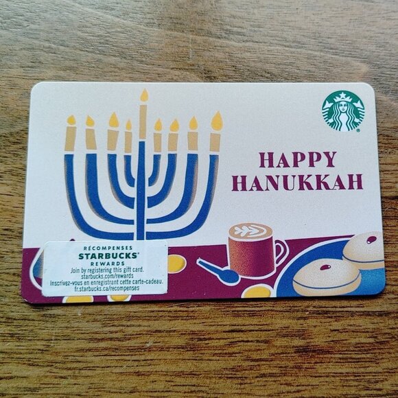 STARBUCK Gift Card Happy Hanukkah 2020 Menorah Event Celebration Occassion - Picture 1 of 2